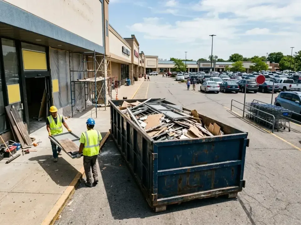retail-store-renovation-debris-003 — frequently asked questions, Roll-off Dumpster Rentals in Locust Grove, GA